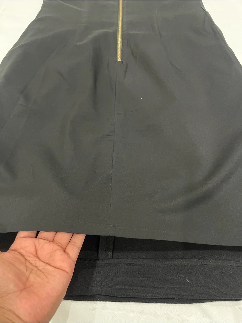 kate spade Black Sleeveless A-Line Dress with Embellished Neckline - Picture 10 of 11